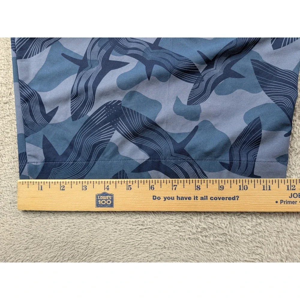 Adidas Golf Shorts Mens 38 Blue Whale Camo Performance Stretch Flat Front 9 Ins - Picture 9 of 14